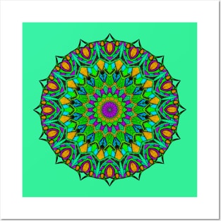 Spiral Mandala Posters and Art